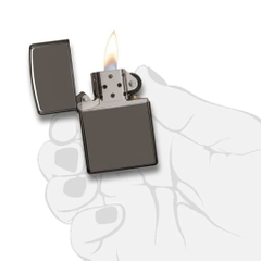 Bật Lửa ZIPPO - Classic - Black Ice® (Đen Ghi Đá)