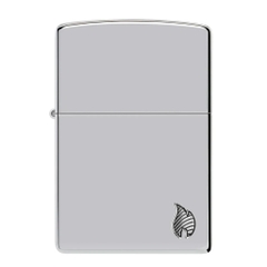 Bật Lửa ZIPPO - Armor®-Chrome Flame Design (Bạc)