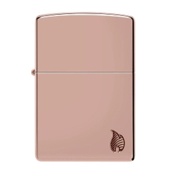 Bật Lửa ZIPPO - Armor®-High Polish Rose Gold Flame Design (Vàng Hồng Lửa)