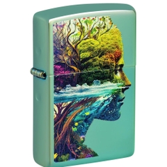 Bật Lửa ZIPPO - Classic - One with Nature Design (Mẹ Thiên Nhiên)