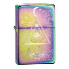 Bật Lửa ZIPPO - Classic - Eye of Providence Design (Kim tự tháp Tita