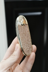 Bật Lửa Độc Lạ Son Đính Đá - Hồng