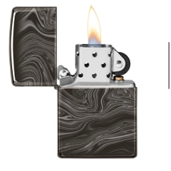 Bật Lửa ZIPPO - Classic - Marble Pattern Design (Cẩm Thạch Đen) -Z80