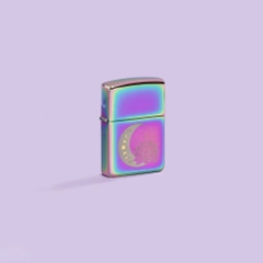 Bật Lửa ZIPPO - Classic - Spiritual Design ( Bảy Màu Trăng Sen )