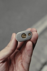 Bật Lửa Mini hoa văn - Bạc