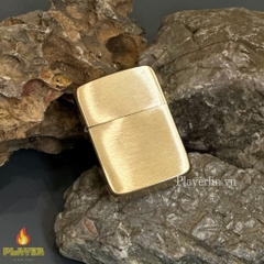 Bật Lửa ZIPPO - 1941 Replica - Brushed Brass (Đồng Phay Ngang)