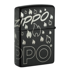 Bật Lửa ZIPPO - Classic - Zippo Design (Ngọn Lửa Zippo)