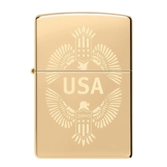 Bật Lửa ZIPPO - Classic - USA Design (Quốc Huy Mỹ)