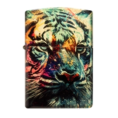 Bật Lửa ZIPPO - Classic - Painted Tiger Design (Hổ Graffiti)