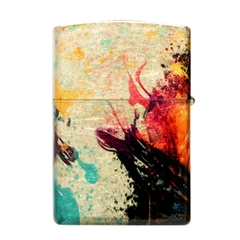 Bật Lửa ZIPPO - Classic - Painted Tiger Design (Hổ Graffiti)