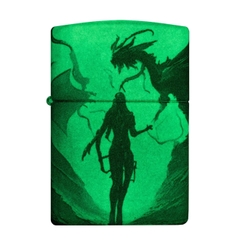 Bật Lửa ZIPPO - Classic - Glowing Dragon Design (Rồng Phát Sáng)