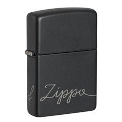 Bật Lửa ZIPPO - Classic - Zippo Design (Chữ ký Zippo)
