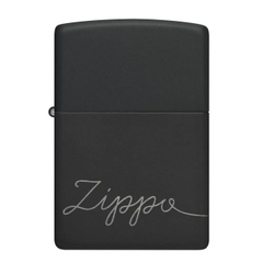 Bật Lửa ZIPPO - Classic - Zippo Design (Chữ ký Zippo)