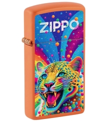 Bật Lửa ZIPPO - Slim - Leopard Zippo Design (Báo Đốm)