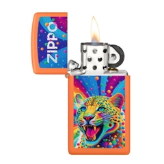 Bật Lửa ZIPPO - Slim - Leopard Zippo Design (Báo Đốm)