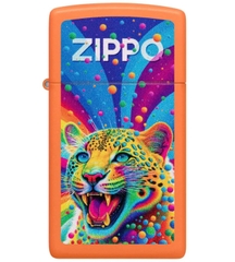 Bật Lửa ZIPPO - Slim - Leopard Zippo Design (Báo Đốm)