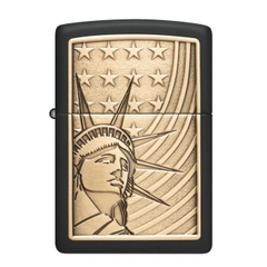 Bật Lửa ZIPPO - Classic - Lady Liberty Emblem (Nữ Thần Tự Do)