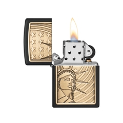 Bật Lửa ZIPPO - Classic - Lady Liberty Emblem (Nữ Thần Tự Do)