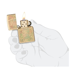 Bật Lửa ZIPPO - Classic - Dragonfly Wing Design (Cánh Chuồn Chuồn)