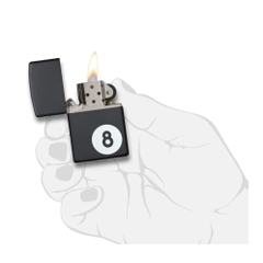 Bật Lửa ZIPPO - Classic - Billiards (Bóng Số 8)