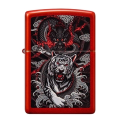 Bật Lửa ZIPPO - Classic - Dragon Tiger Design (Rồng Hổ)