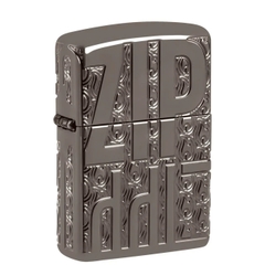 Bật Lửa ZIPPO - Armor® - Reverse Carve Zippo Design (Chữ Zippo Đảo Ngược)