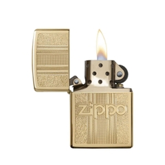 Bật Lửa ZIPPO - Classic - Zippo and Pattern Design (Zippo Họa Tiết Hoa Văn)