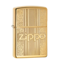 Bật Lửa ZIPPO - Classic - Zippo and Pattern Design (Zippo Họa Tiết Hoa Văn)