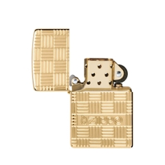Bật Lửa ZIPPO - Armor® - Armor ® Deep Carve Zippo Design (Logo Zip Khắc Sâu)