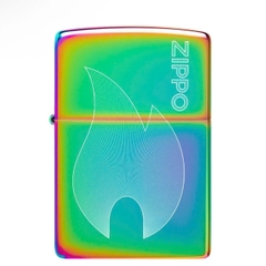 Bật Lửa ZIPPO - Classic - Zippo Flame (Ngọn Lửa Zippo Tím Titan)