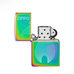 Bật Lửa ZIPPO - Classic - Zippo Flame (Ngọn Lửa Zippo Tím Titan)