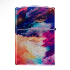 Bật Lửa ZIPPO - Classic - Tie Dye Zippo Design (Loang Đỏ Cam)