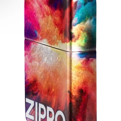 Bật Lửa ZIPPO - Classic - Tie Dye Zippo Design (Loang Đỏ Cam)