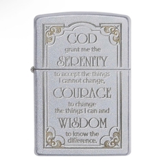 Bật Lửa ZIPPO - Classic - Serenity Prayer (Lời Cầu Nguyện Bình Yên)