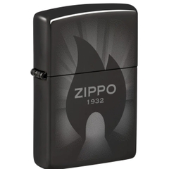 Bật Lửa ZIPPO - Classic - Radiant Zippo Design (Ngọn Lửa Đen)