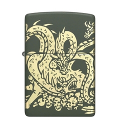 Bật Lửa ZIPPO - Classic - Dragon Design (Rồng Ngồi Trên Xương)