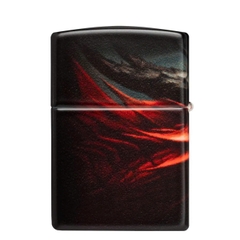 Bật Lửa ZIPPO - Classic - Dragon Design (Rồng Đỏ)
