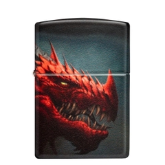 Bật Lửa ZIPPO - Classic - Dragon Design (Rồng Đỏ)