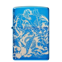 Bật Lửa ZIPPO - Classic - Atlantis Design (Thần Biển Poseidon)