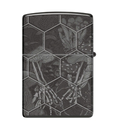 Bật Lửa ZIPPO - Classic - Mushroom Skulls Design (Nấm Trong Đầu Lâu)