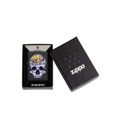 Bật Lửa ZIPPO - Classic - Skull Moon Design (Đầu Lâu Đầu Nấm)