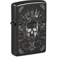 Bật Lửa ZIPPO - Classic - Royal Skull Design (Đầu Lâu Đội Vương Miện)