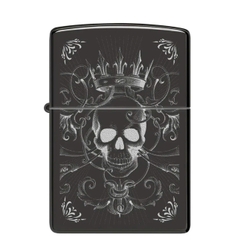 Bật Lửa ZIPPO - Classic - Royal Skull Design (Đầu Lâu Đội Vương Miện)
