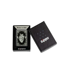 Bật Lửa ZIPPO - Classic - Heart Design (Trái Tim)