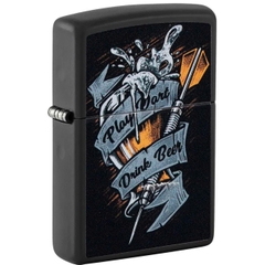 Bật Lửa ZIPPO - Classic - Darts Design (Trò Chơi Phi Tiêu)