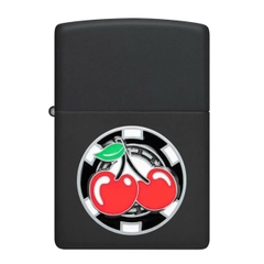 Bật Lửa ZIPPO - Classic - Poker Chip with Cherries (Chip Hình Qủa Cherry)