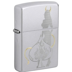Bật Lửa ZIPPO - Classic - Devilish Ace Design (Con Át Ác Qủy)