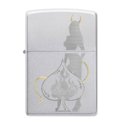 Bật Lửa ZIPPO - Classic - Devilish Ace Design (Con Át Ác Qủy)