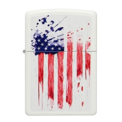 Bật Lửa ZIPPO - Classic - US Flag Design (Cờ Mỹ Được Vẩy Sơn)