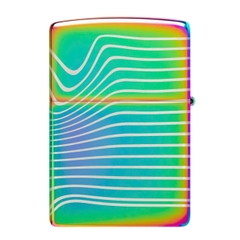Bật Lửa ZIPPO - Classic - Wavy Pattern Design (Tím Titan Họa Tiết Sóng)
